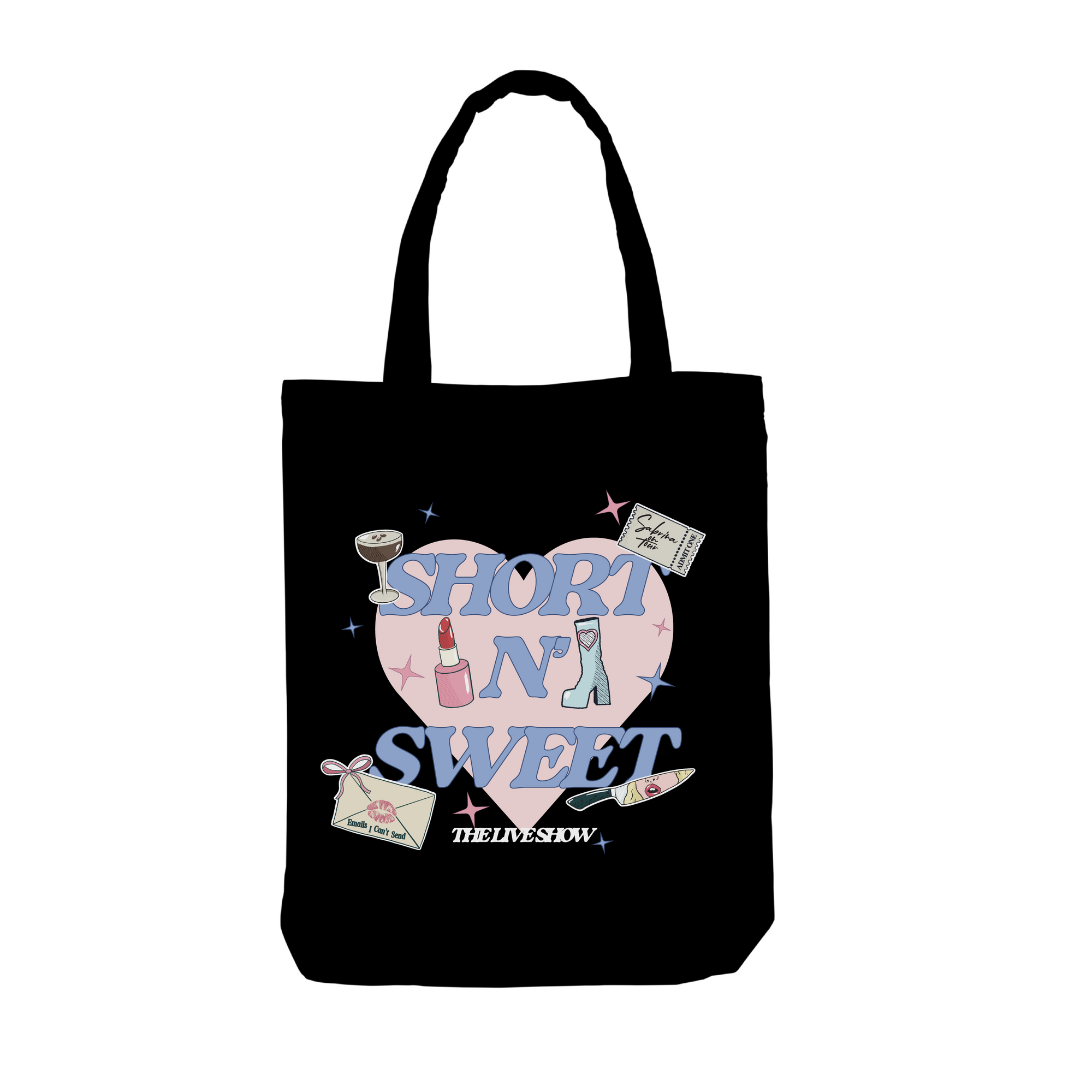 Short N Sweet Heart Tote Bag