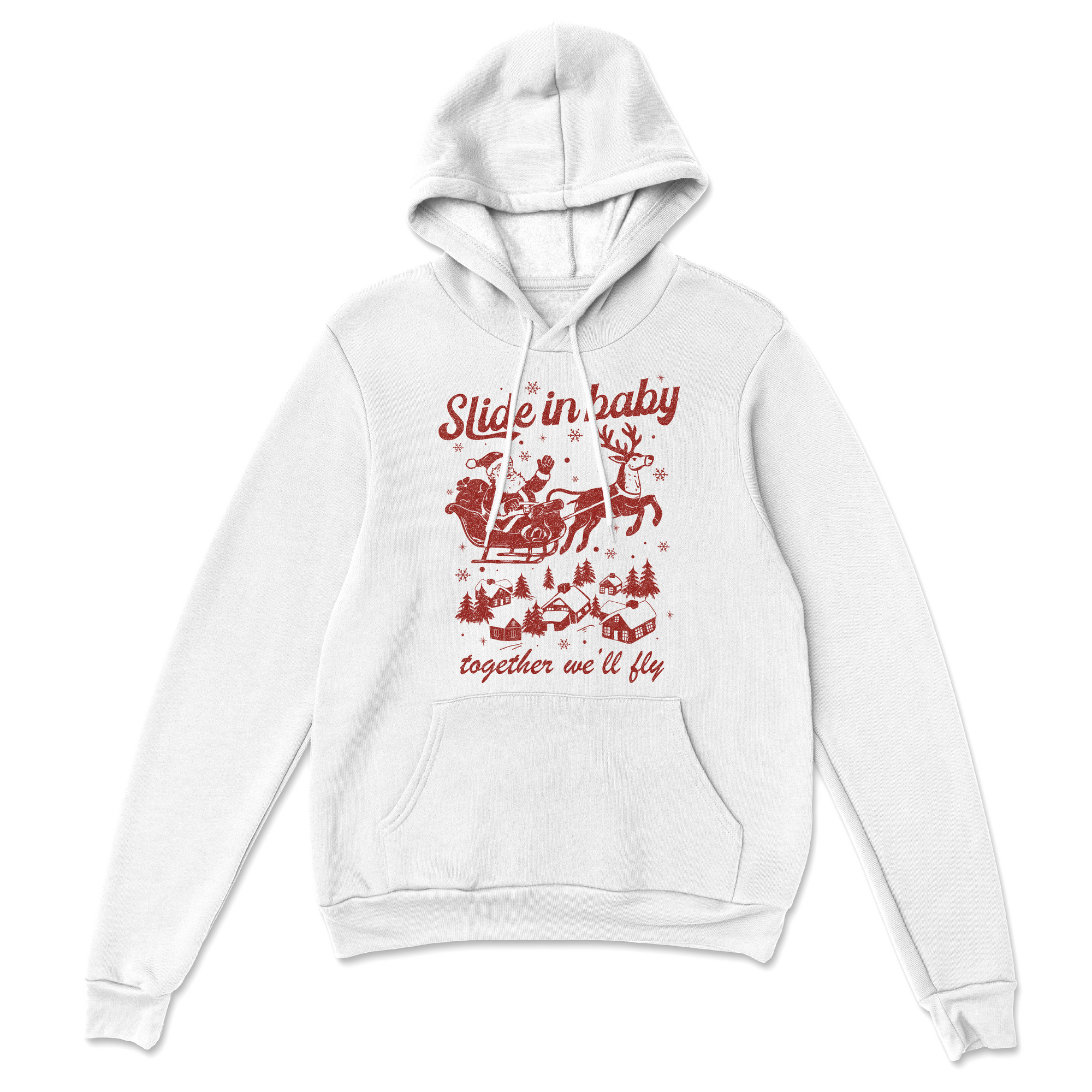 Slide Away Festive Hoodie