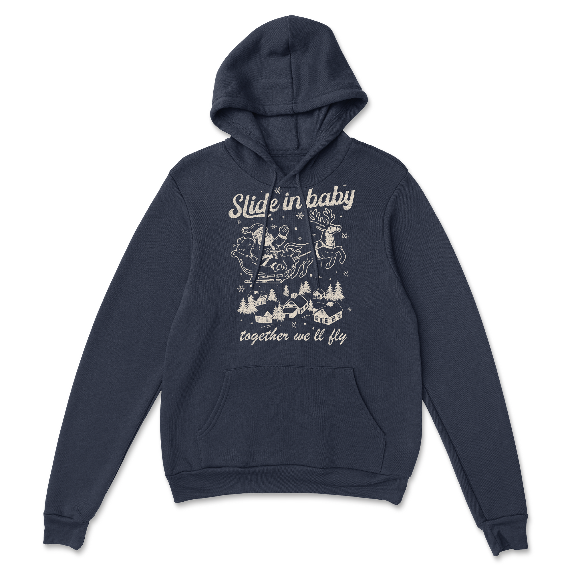 Slide Away Festive Hoodie
