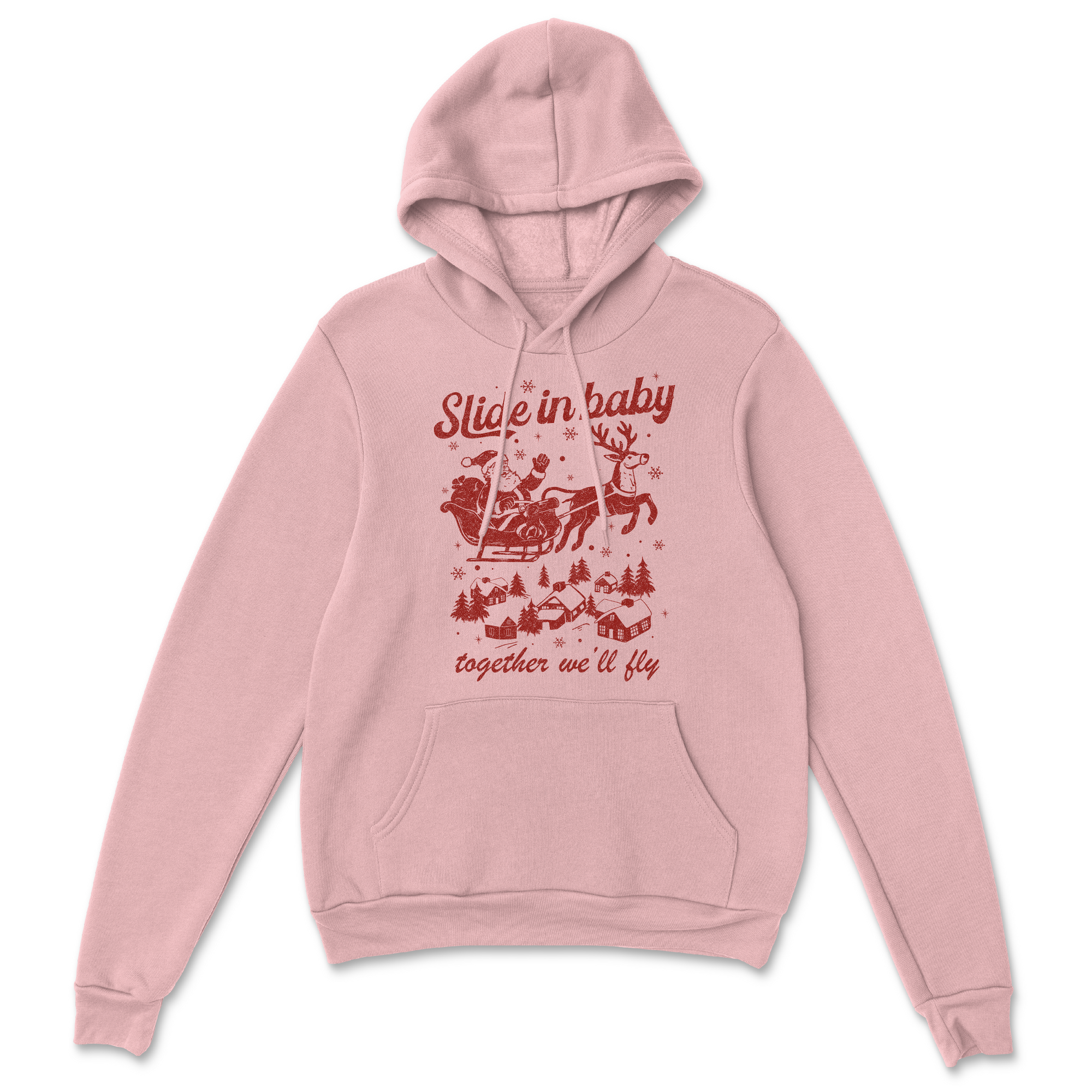 Slide Away Festive Hoodie