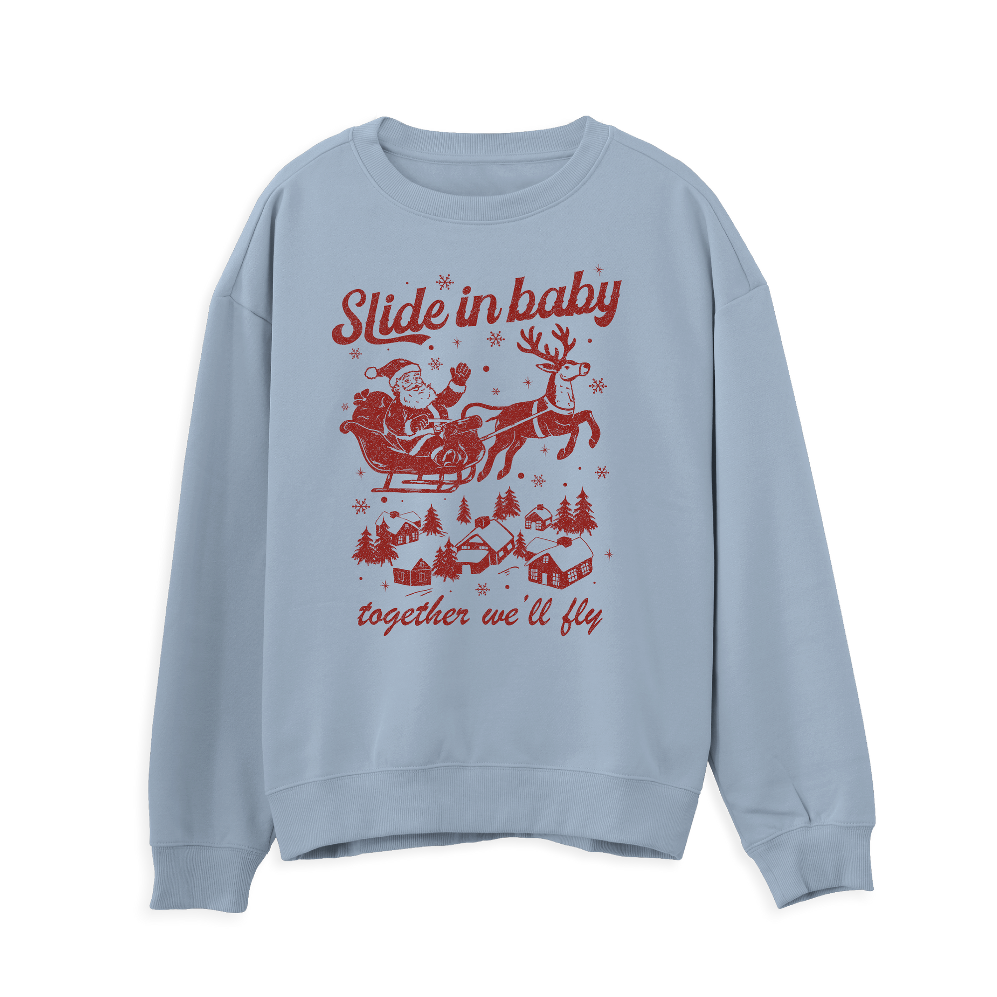 Slide Away Festive Sweatshirt