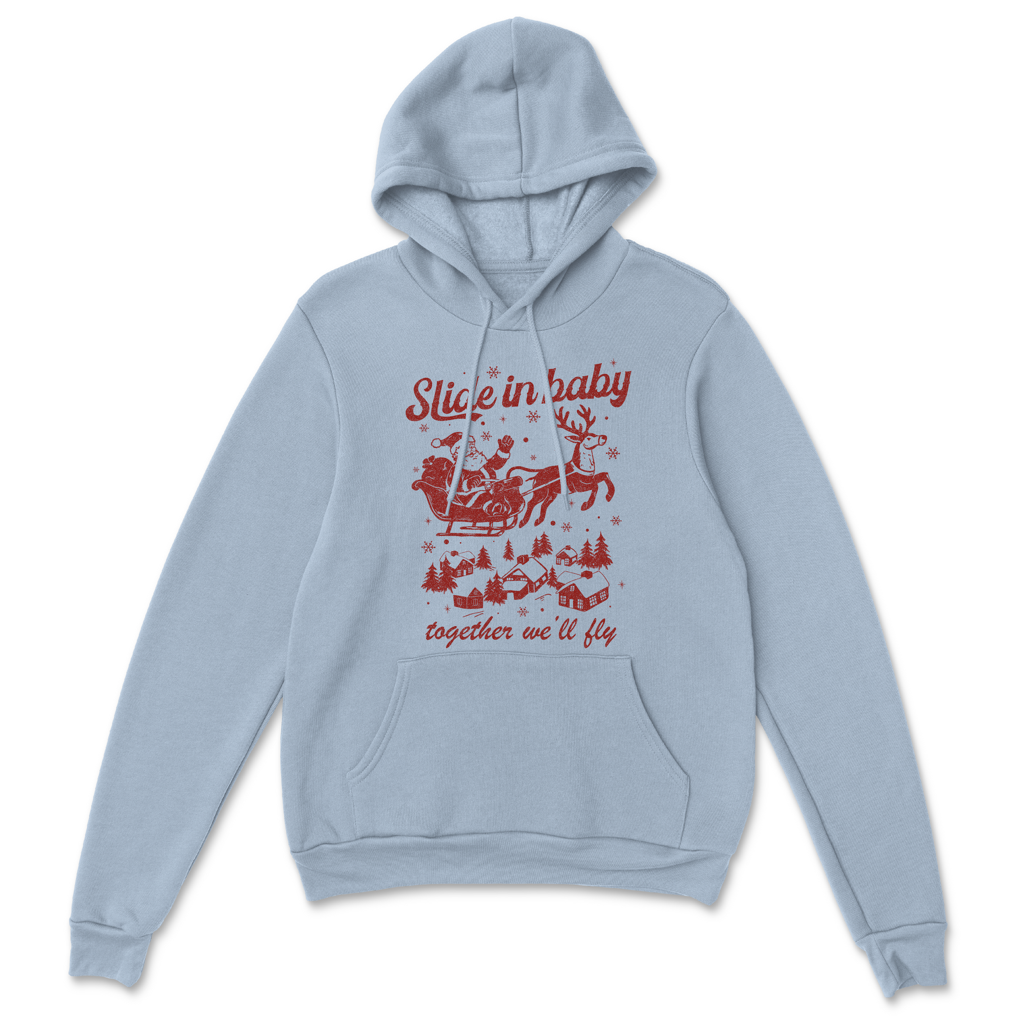 Slide Away Festive Hoodie