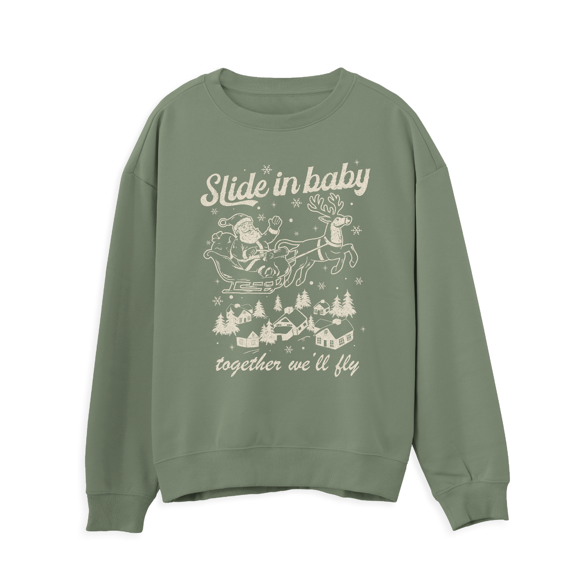 Slide Away Festive Sweatshirt