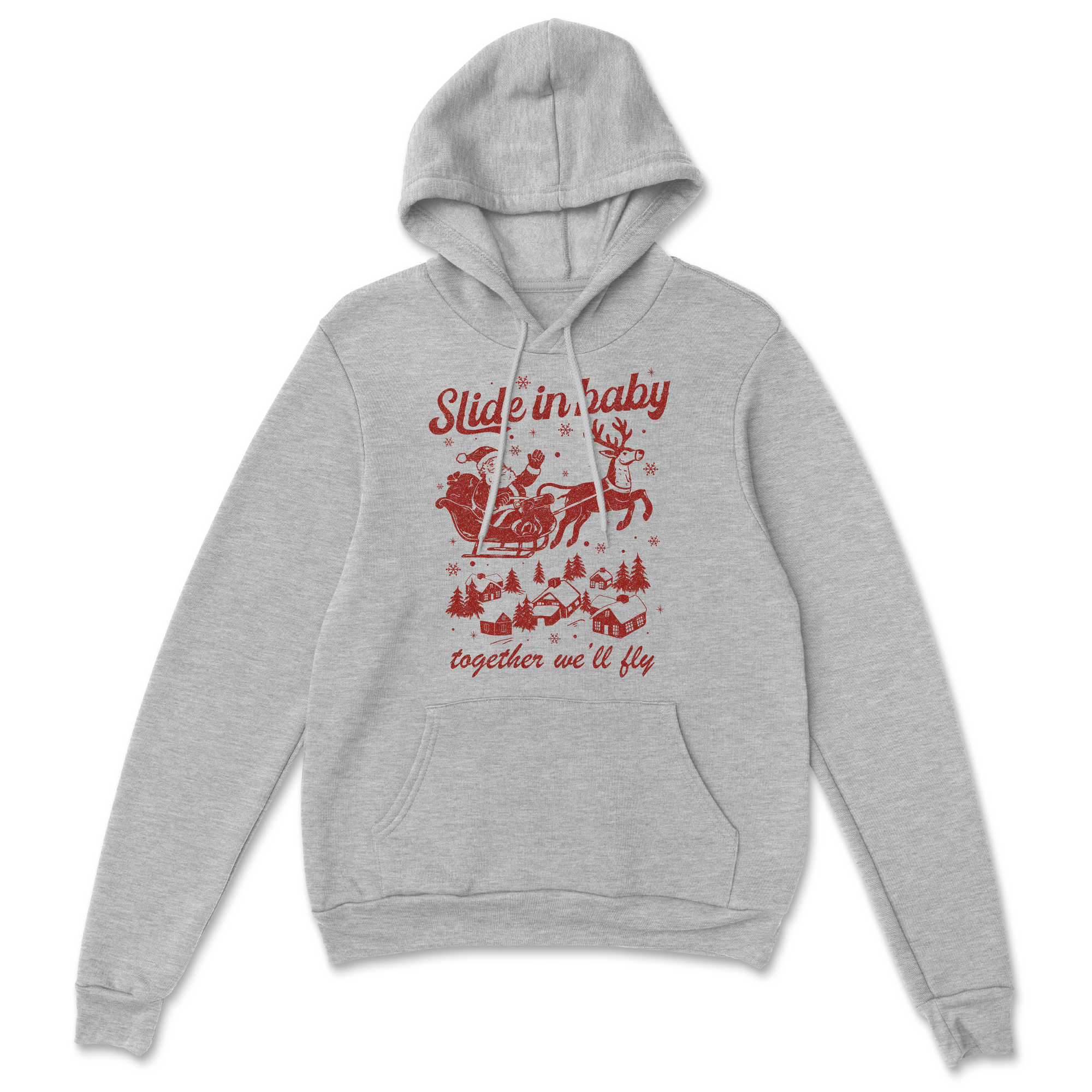 Slide Away Festive Hoodie
