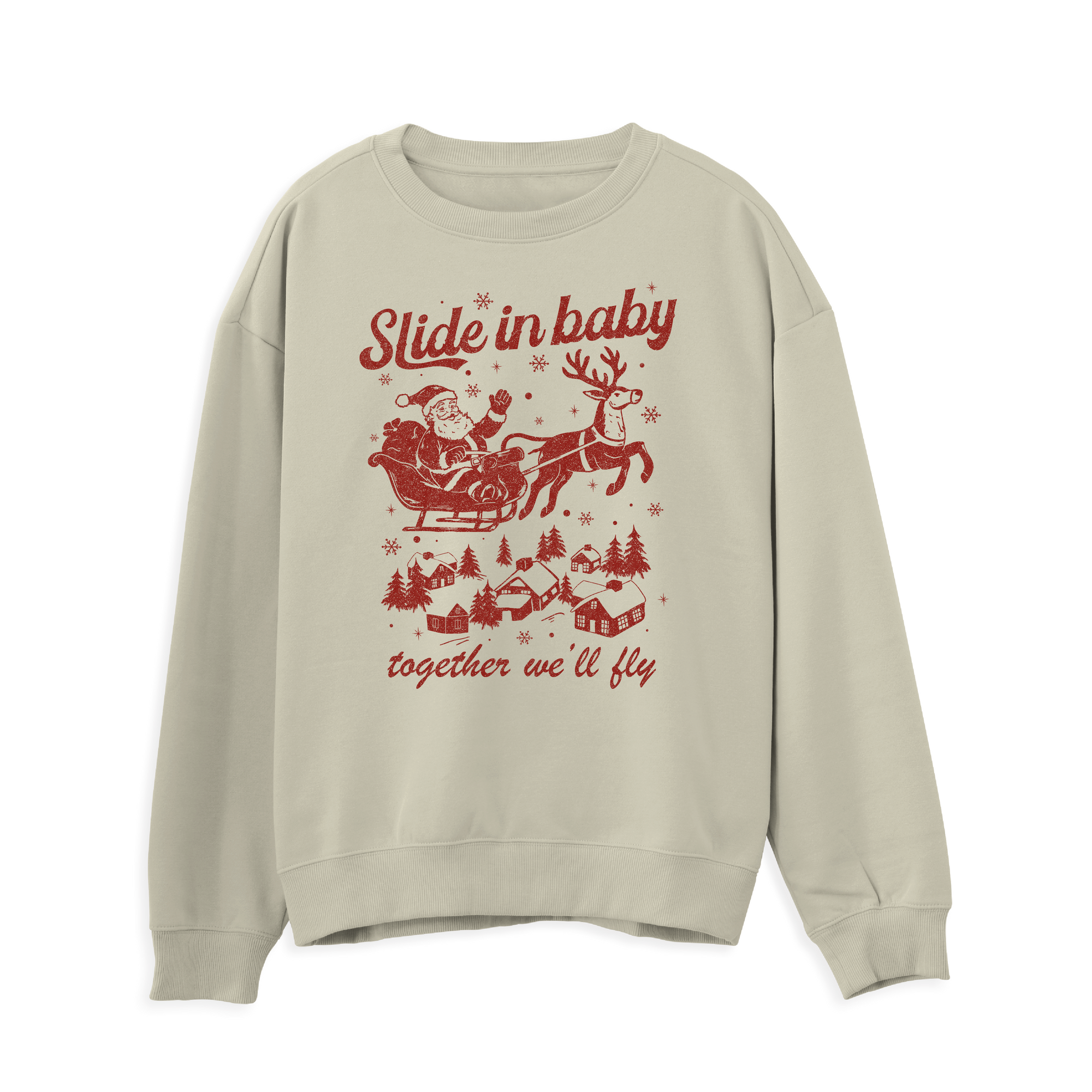 Slide Away Festive Sweatshirt