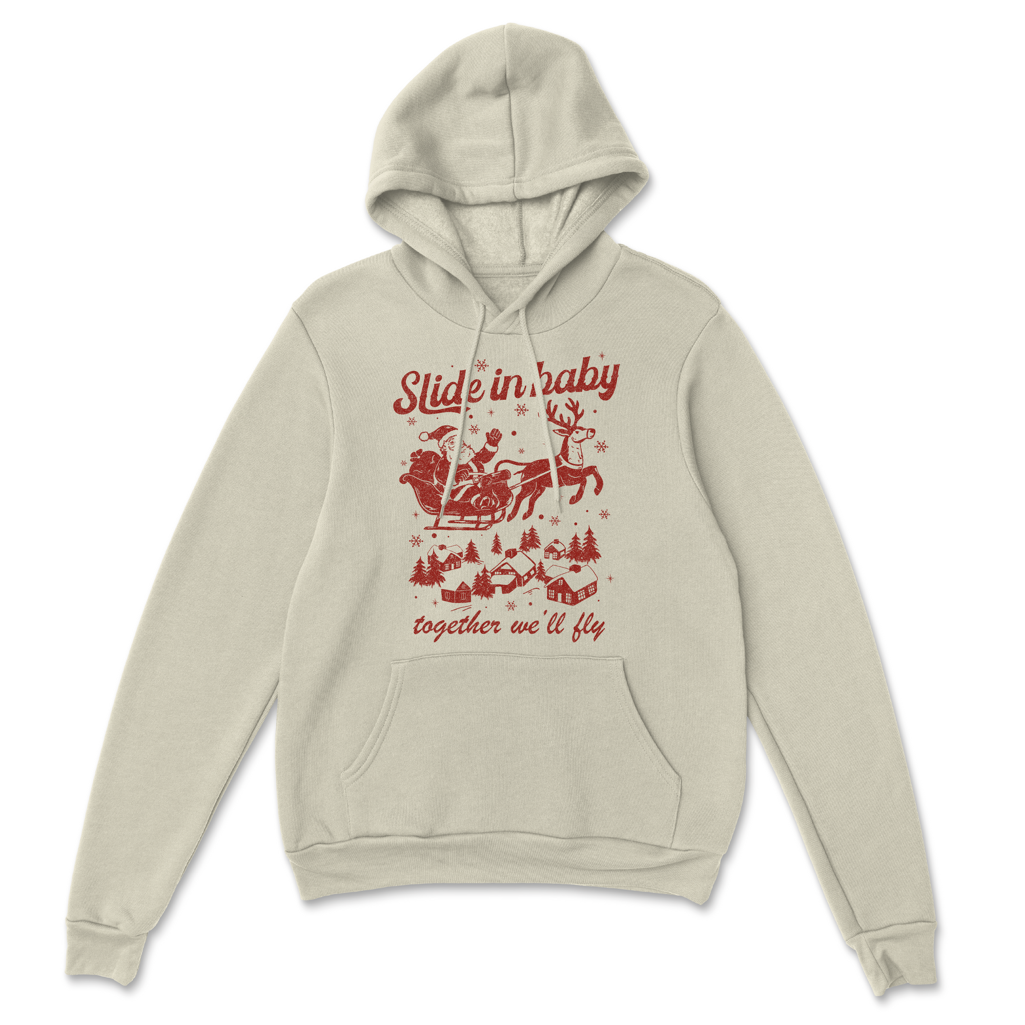 Slide Away Festive Hoodie