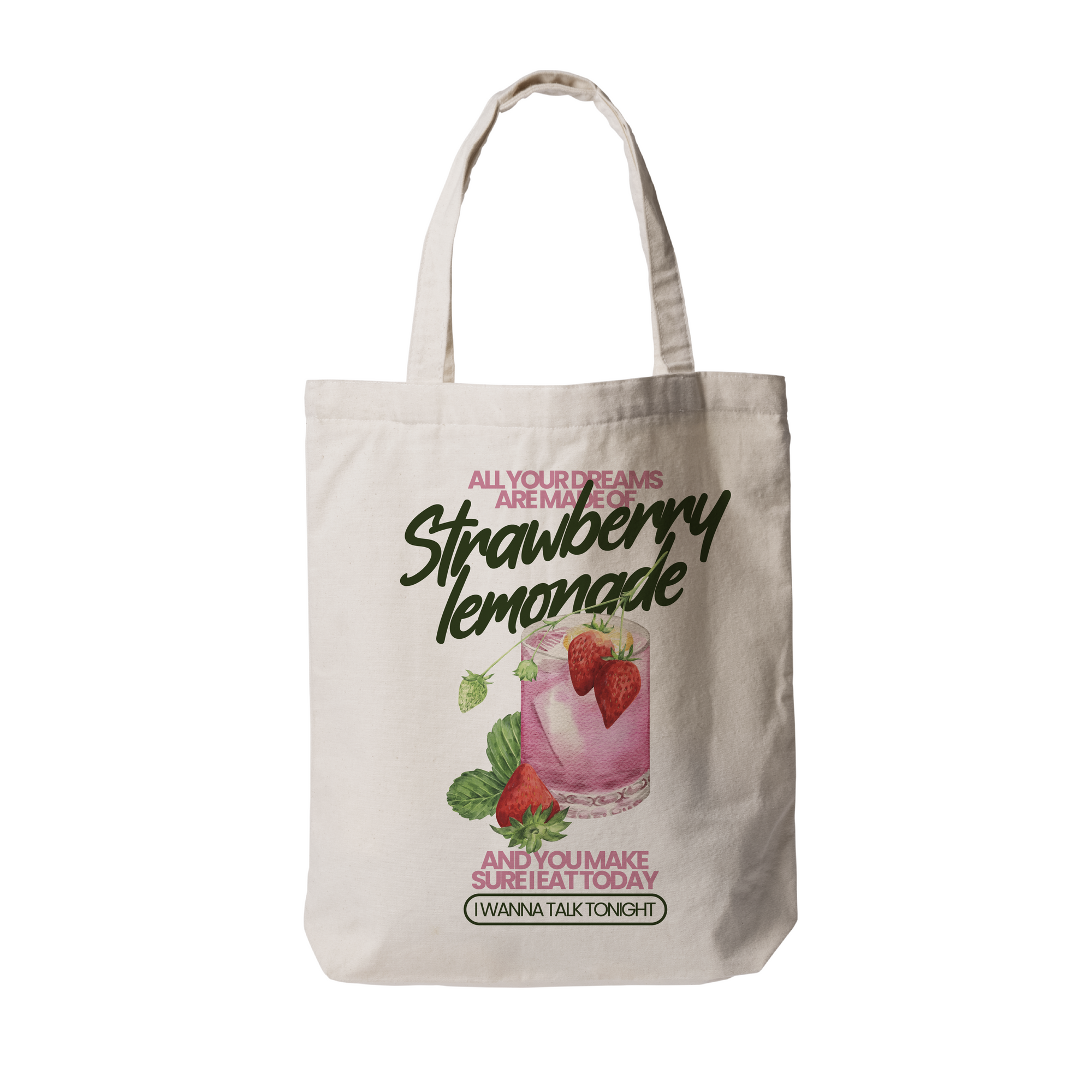 Strawberry Lemonade Tote Bag