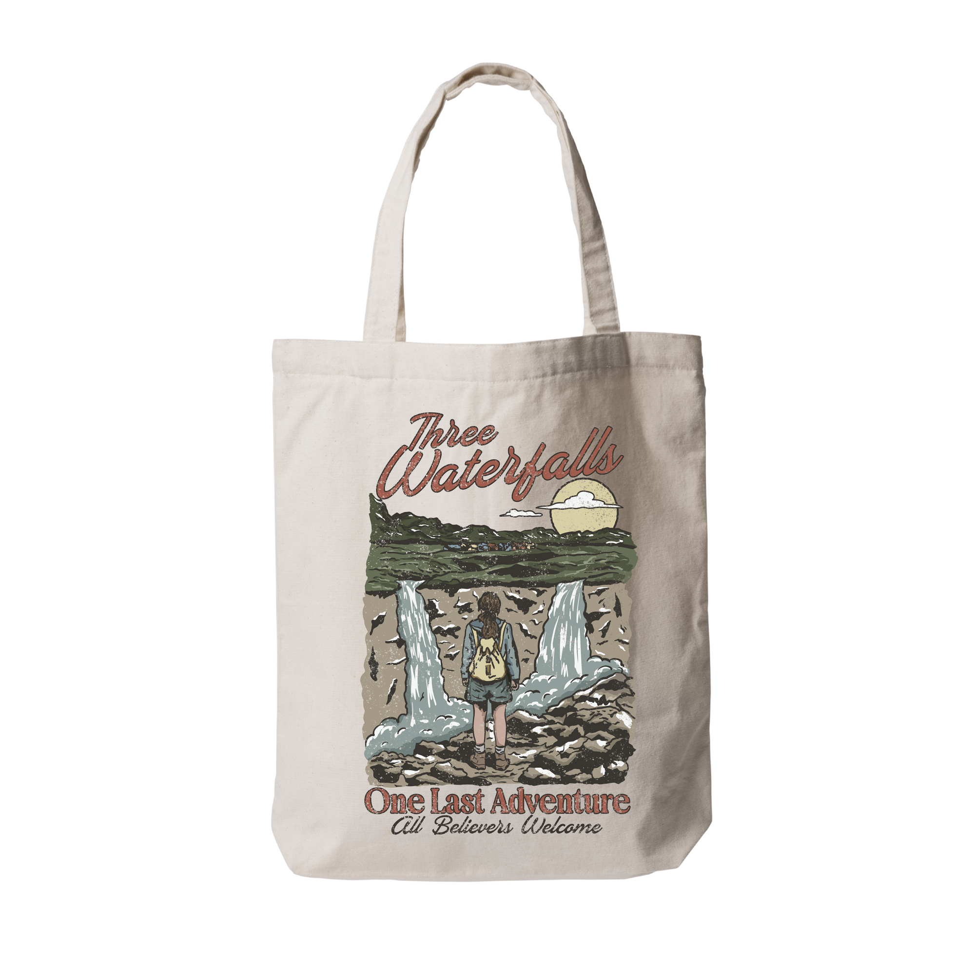 Three Waterfalls Tote bag