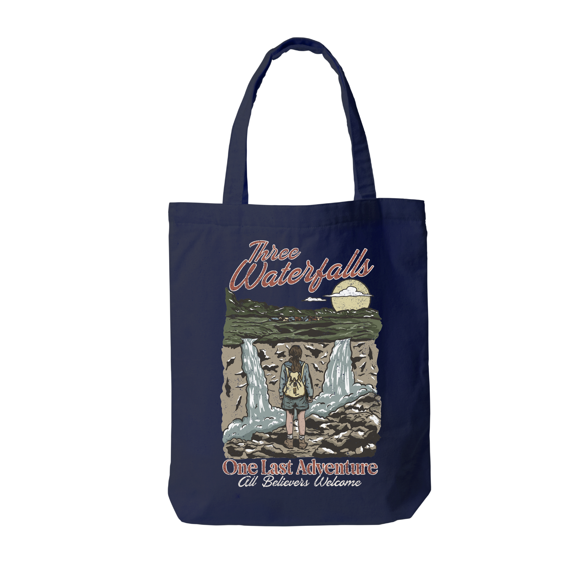 Three Waterfalls Tote bag