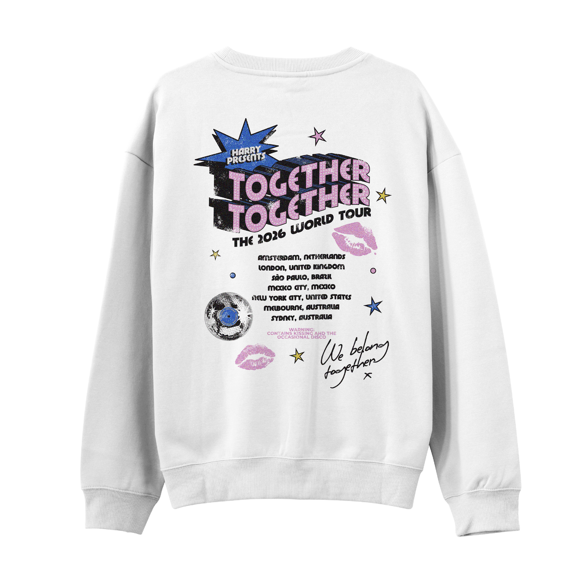 Together Tour Date Sweatshirt