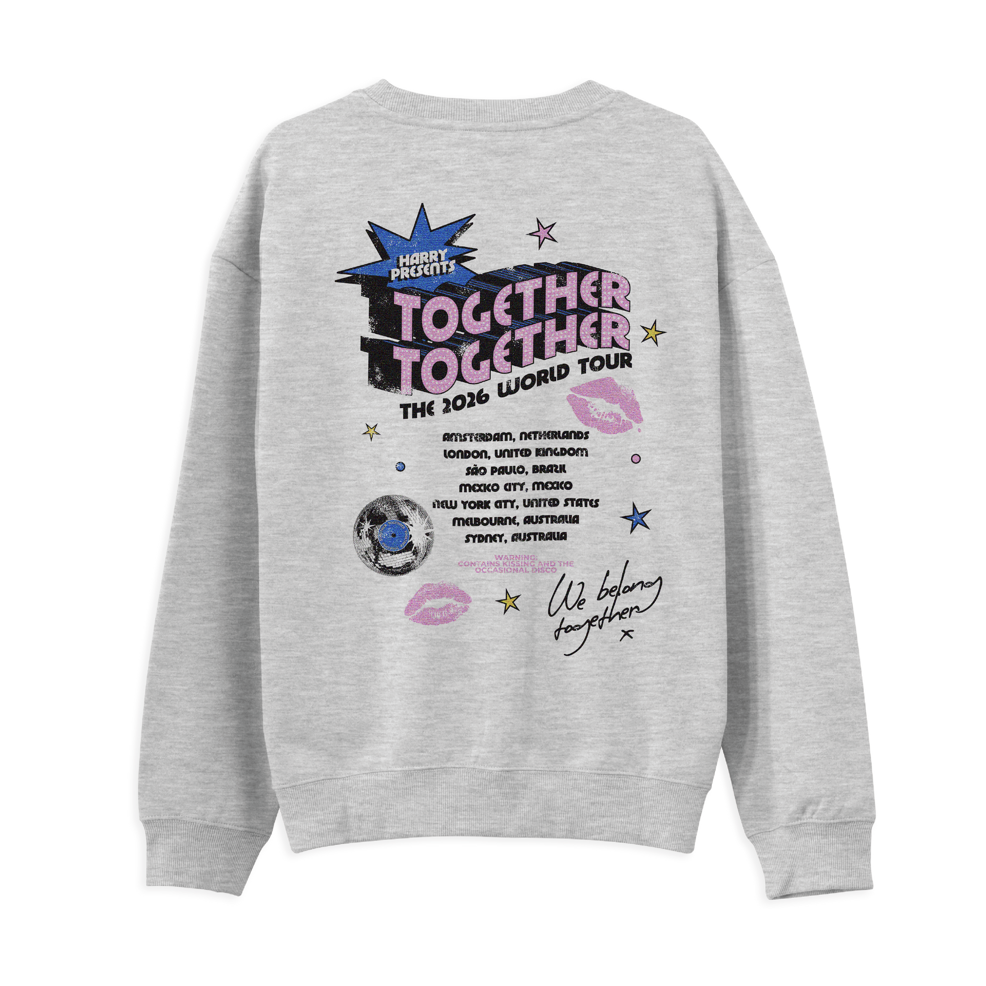 Together Tour Date Sweatshirt