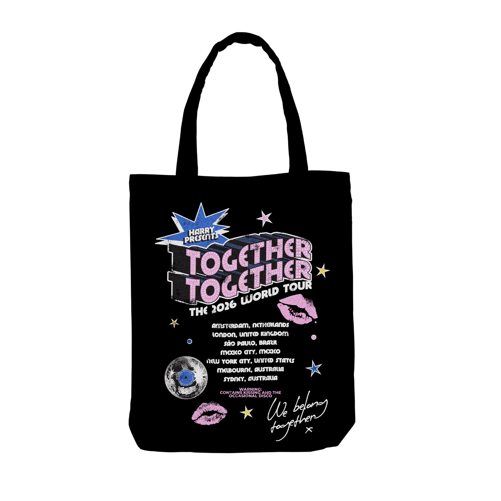 Together Tour Date Tote Bag