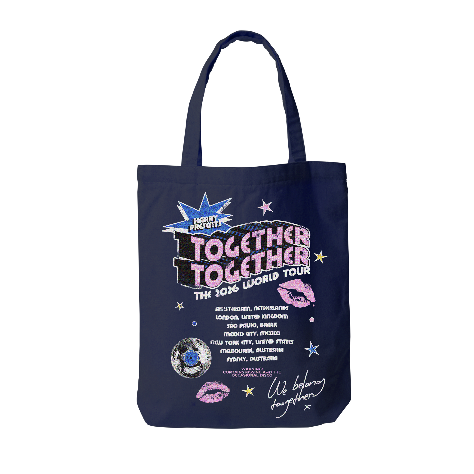 Together Tour Date Tote Bag