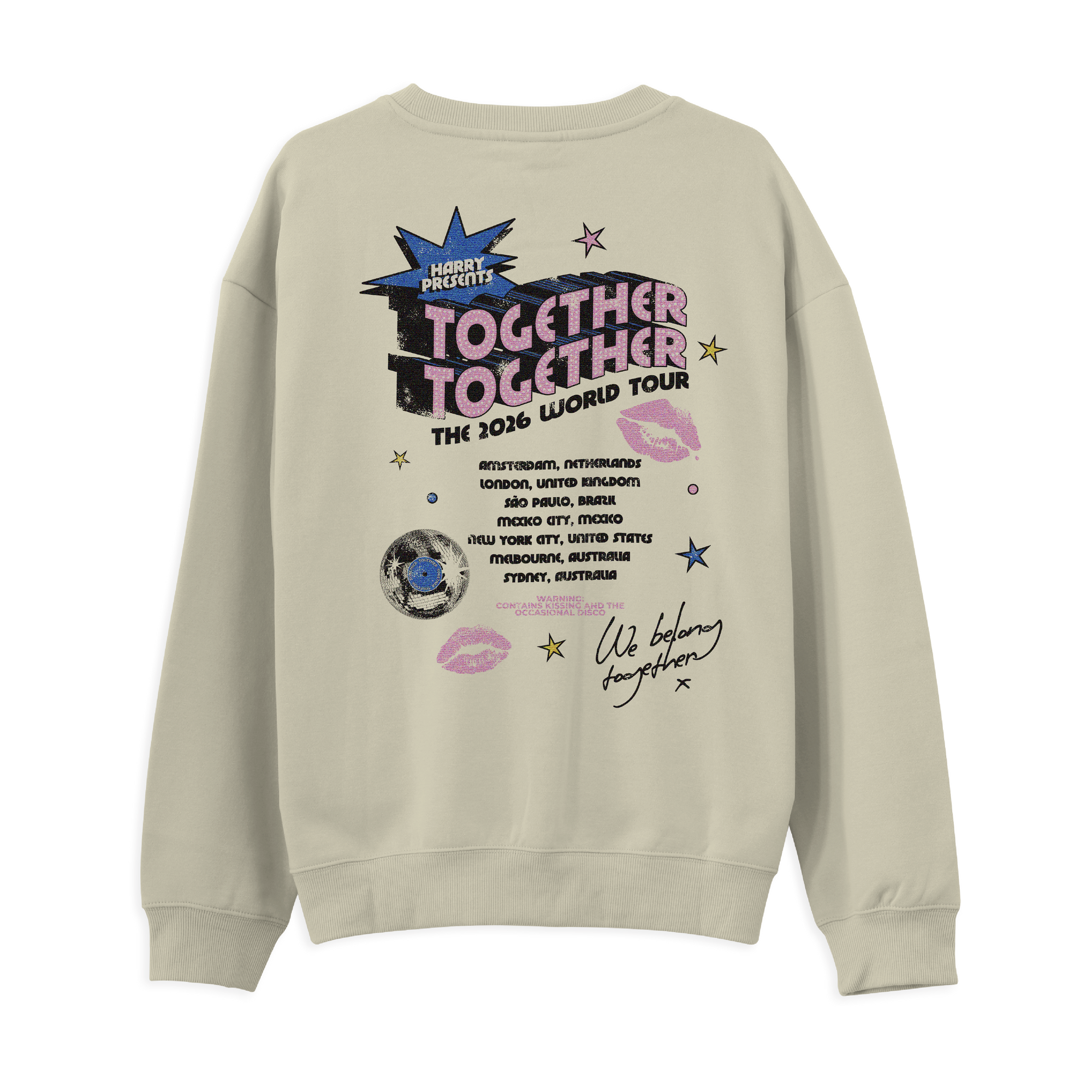 Together Tour Date Sweatshirt