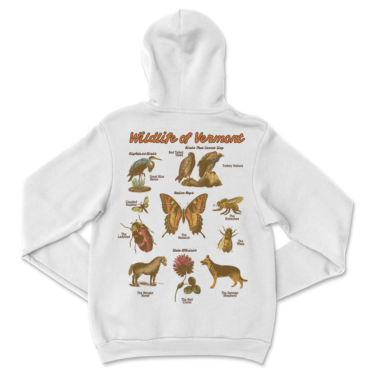 Vermont Wildlife Hoodie
