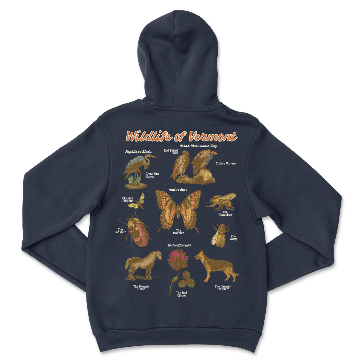 Vermont Wildlife Hoodie