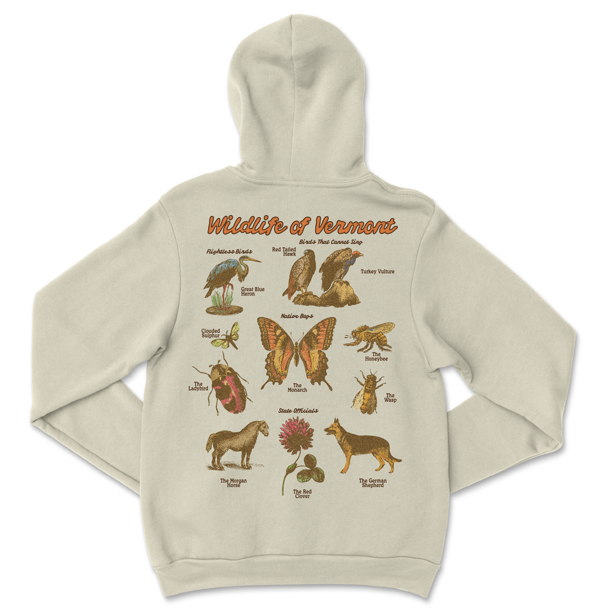 Vermont Wildlife Hoodie