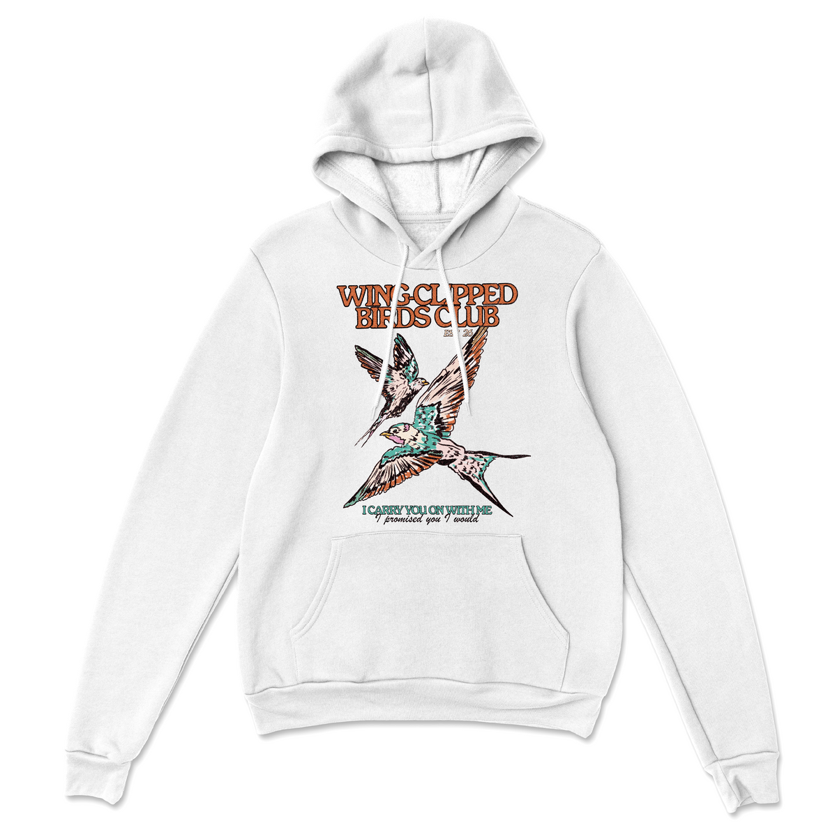 Wing Clipped Birds Hoodie