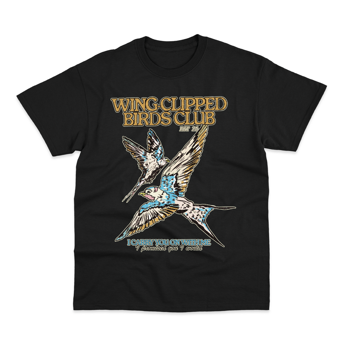 Wing Clipped Birds T-Shirt