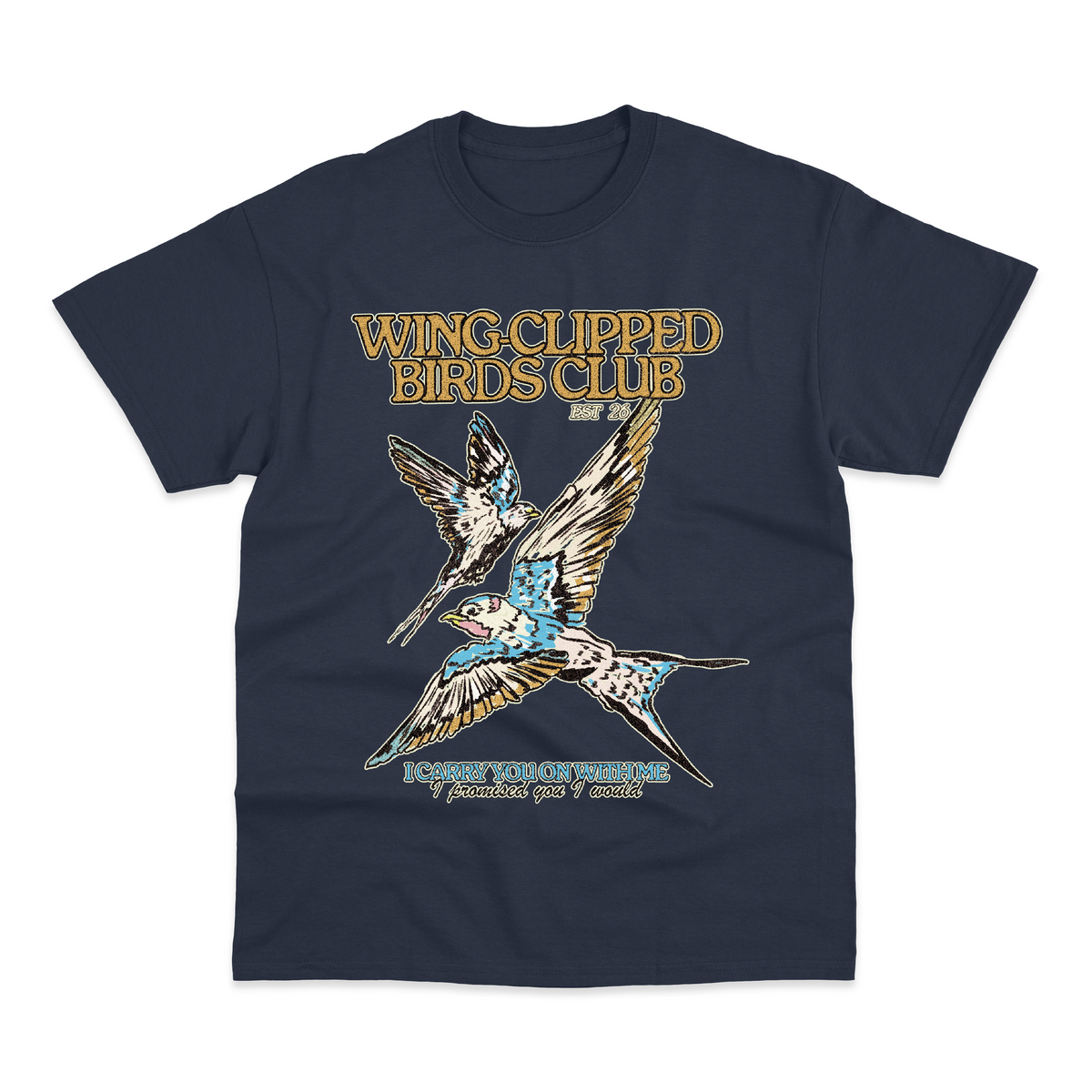 Wing Clipped Birds T-Shirt