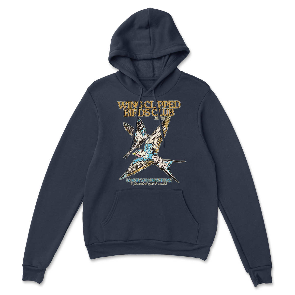 Wing Clipped Birds Hoodie