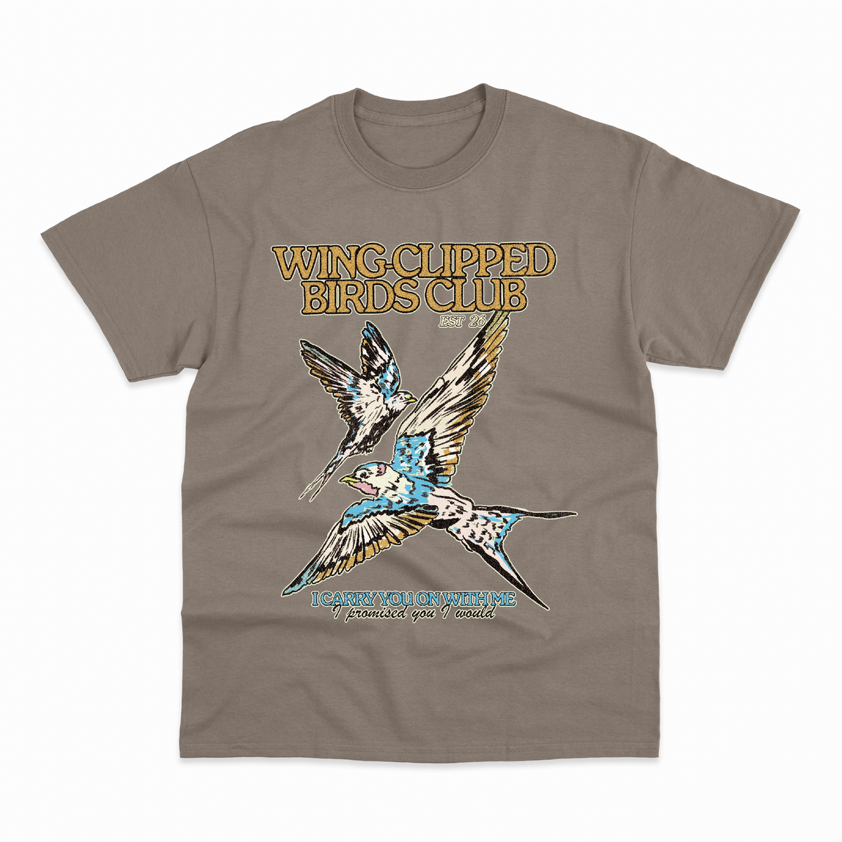 Wing Clipped Birds T-Shirt
