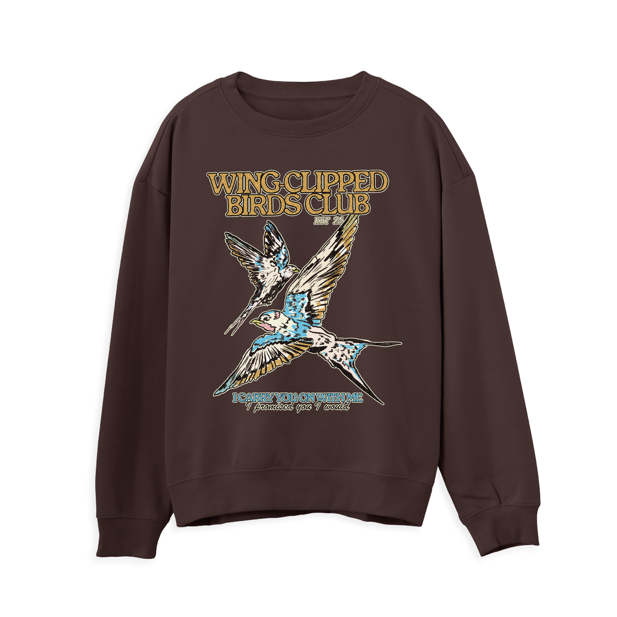 Wing Clipped Birds Sweatshirt