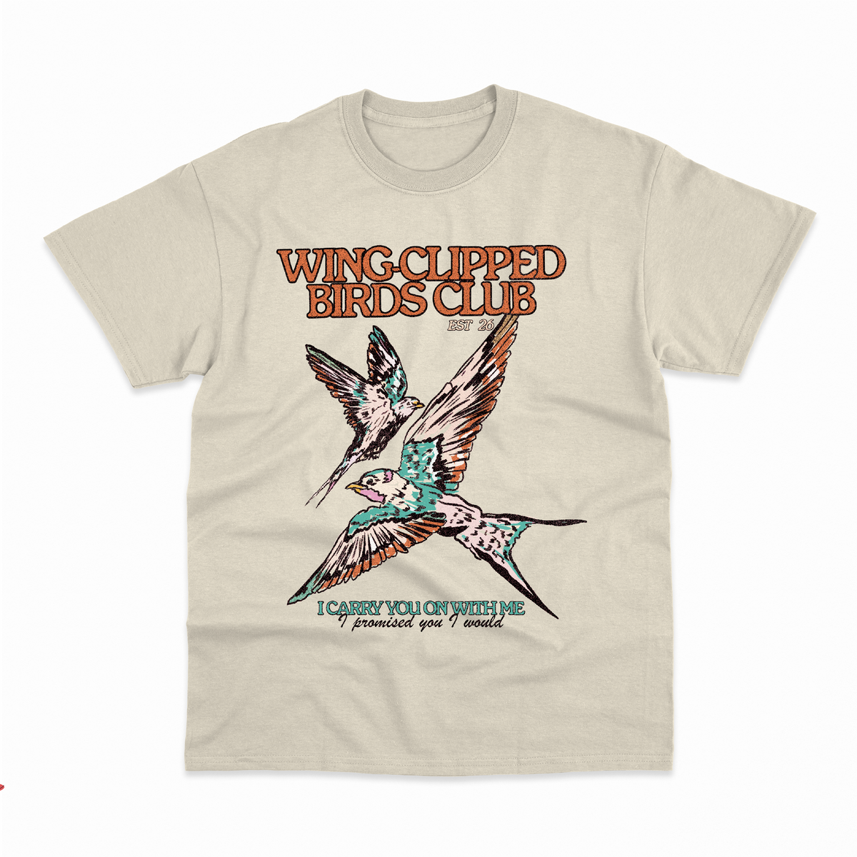 Wing Clipped Birds T-Shirt