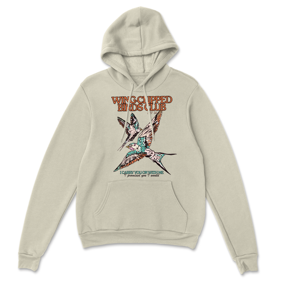 Wing Clipped Birds Hoodie