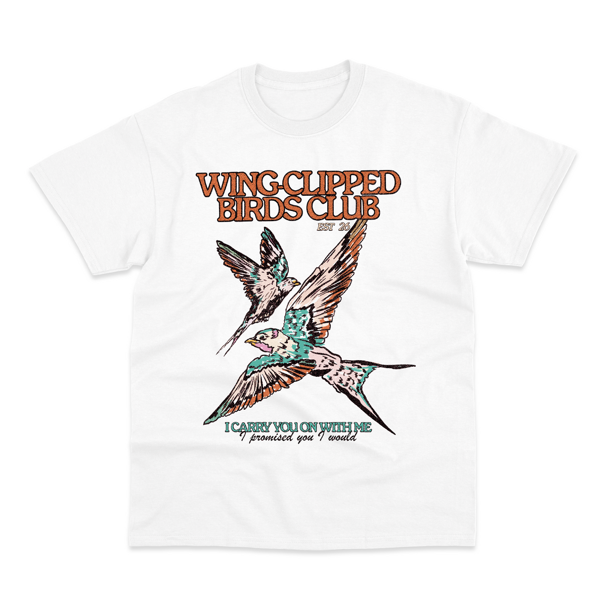Wing Clipped Birds T-Shirt