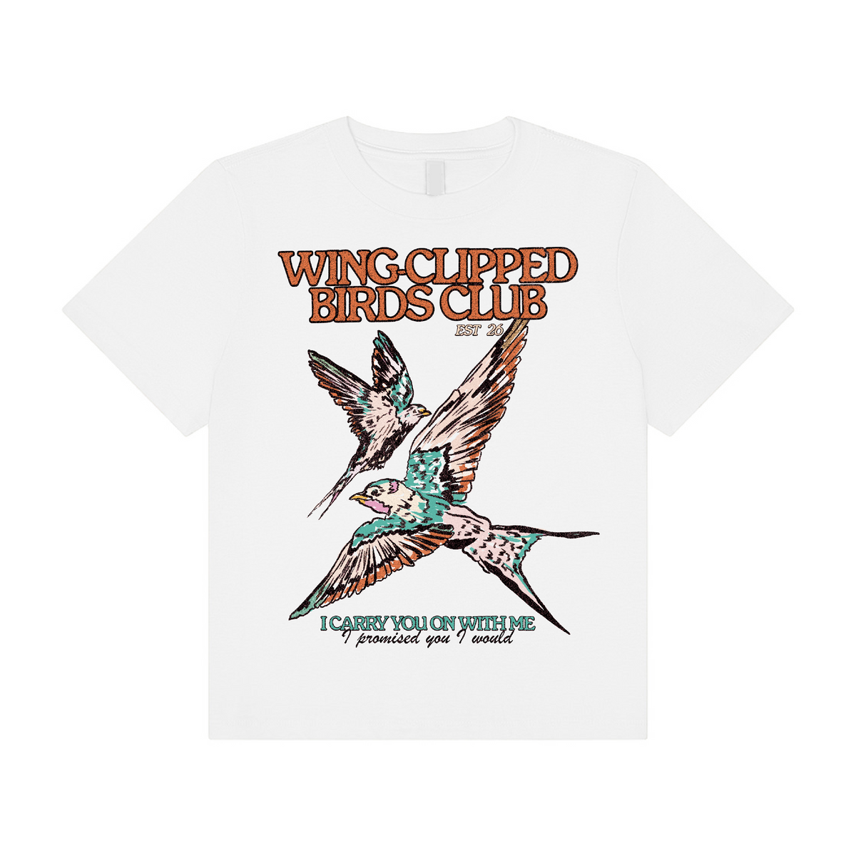 Wing Clipped Birds Boxy T