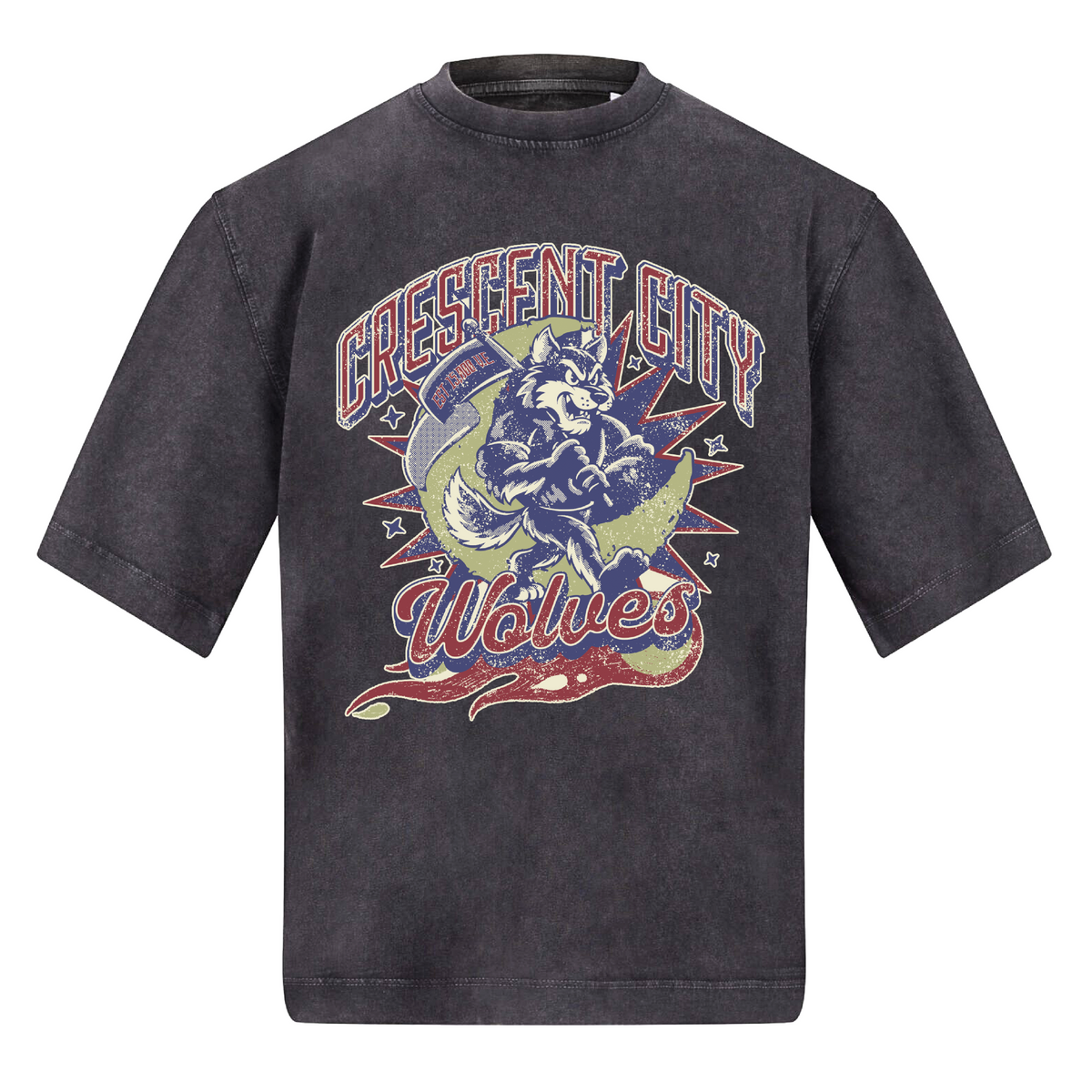 City Wolves Varsity Oversized T-Shirt